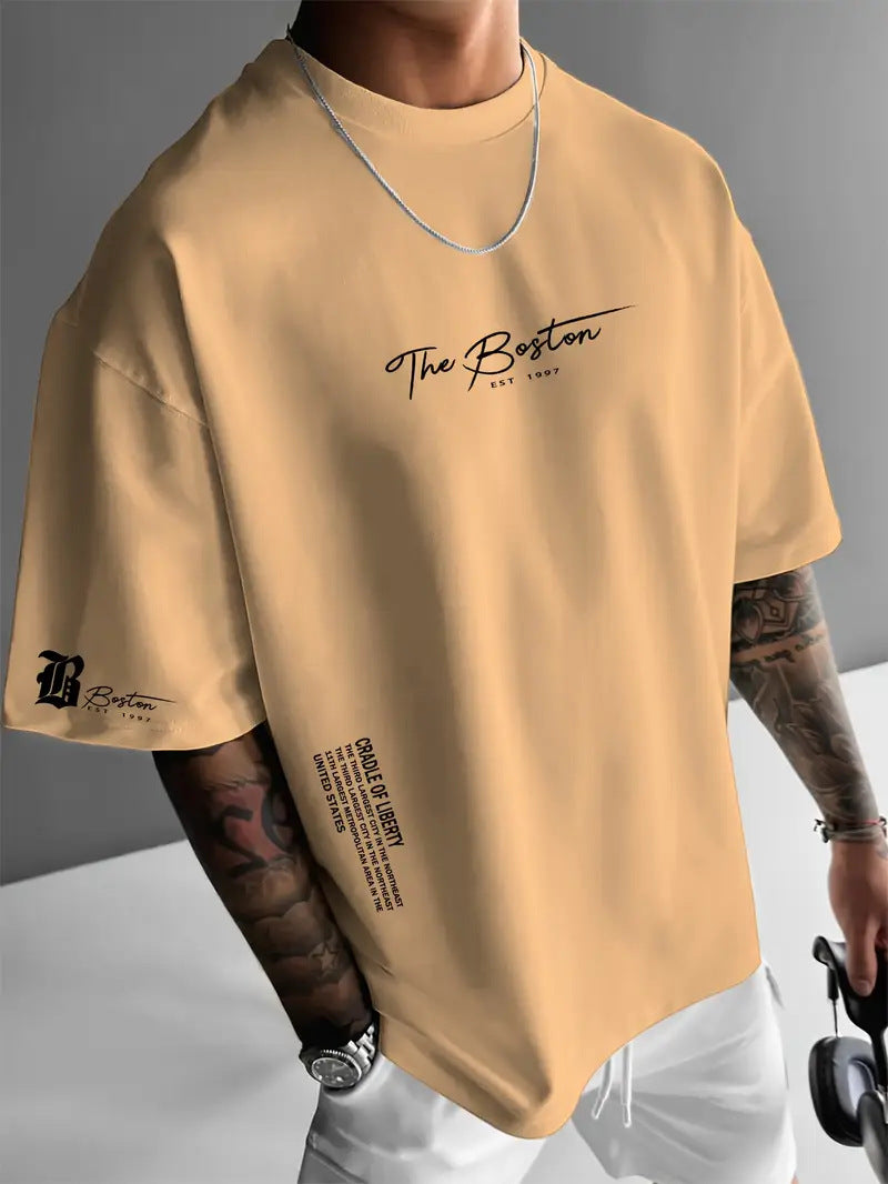 t-shirt manche courte, pour homme plusieurs coloris. style et decontracté