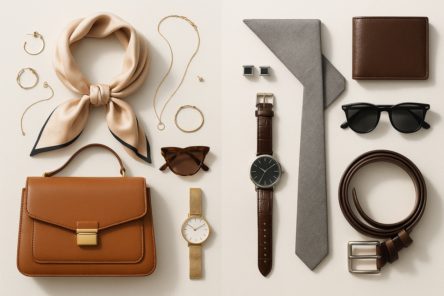 accesoires feminin et masculin 