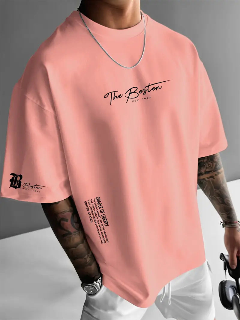 t-shirt manche courte, pour homme plusieurs coloris. style et decontracté