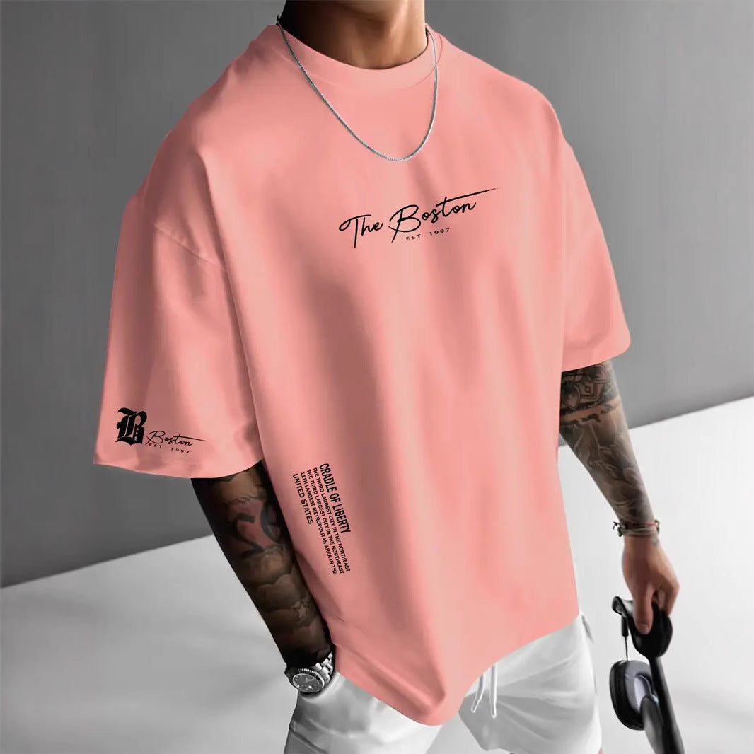 t-shirt manche courte, pour homme plusieurs coloris. style et decontracté
